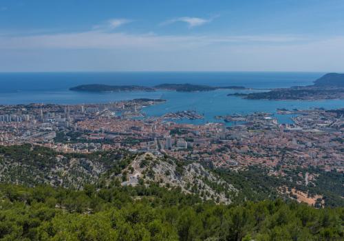 Vue de rade de Toulon