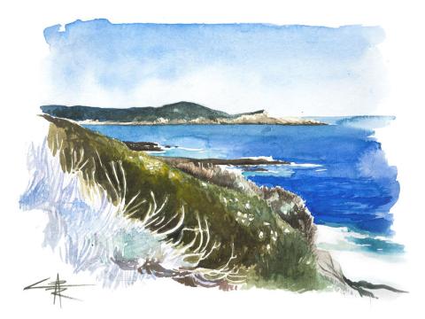 Aquarelle de Port-Cros