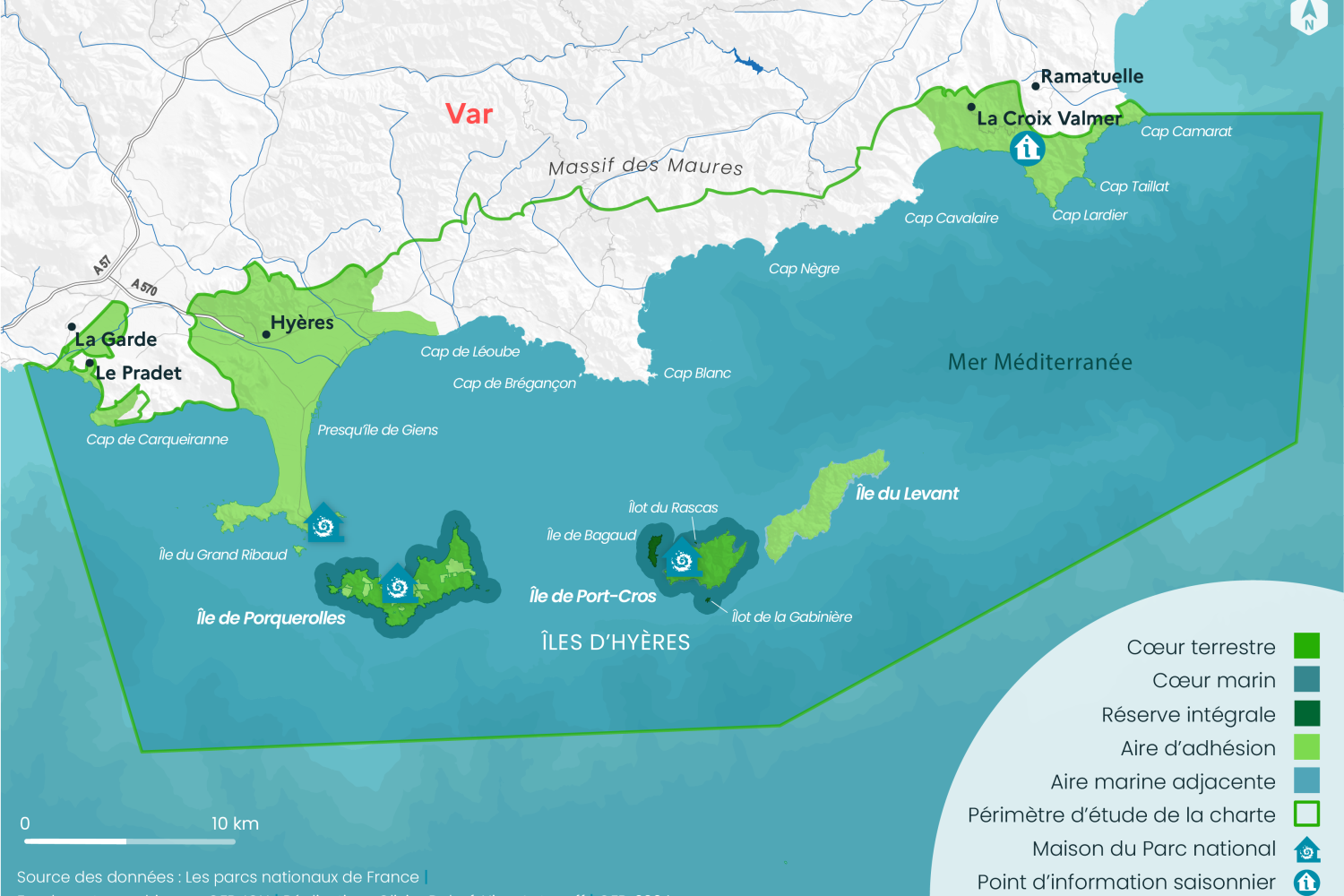 Le territoire du Parc national